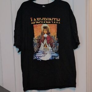 Source Unknown Black Labyrinth Graphic Tee